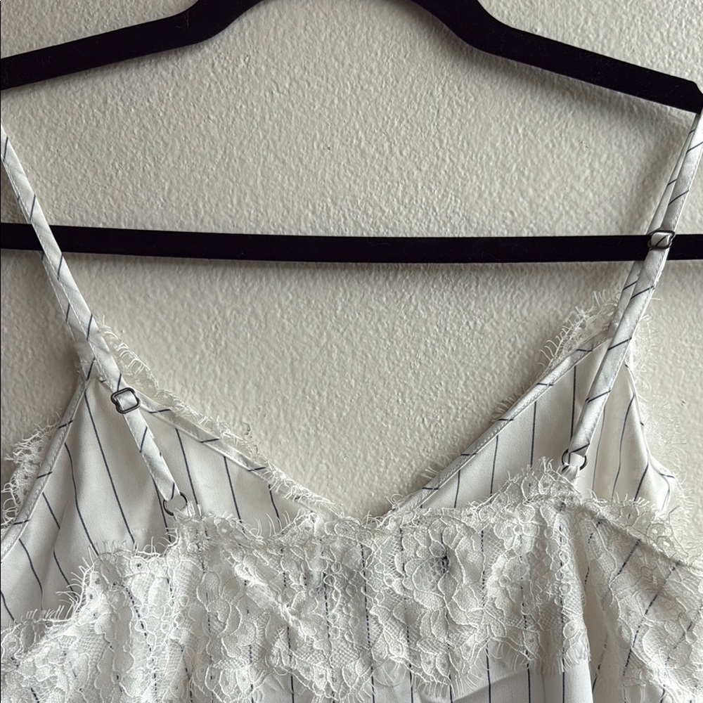 Set of 3- Elegant Lace Striped Cami Top - Picture 4 of 11